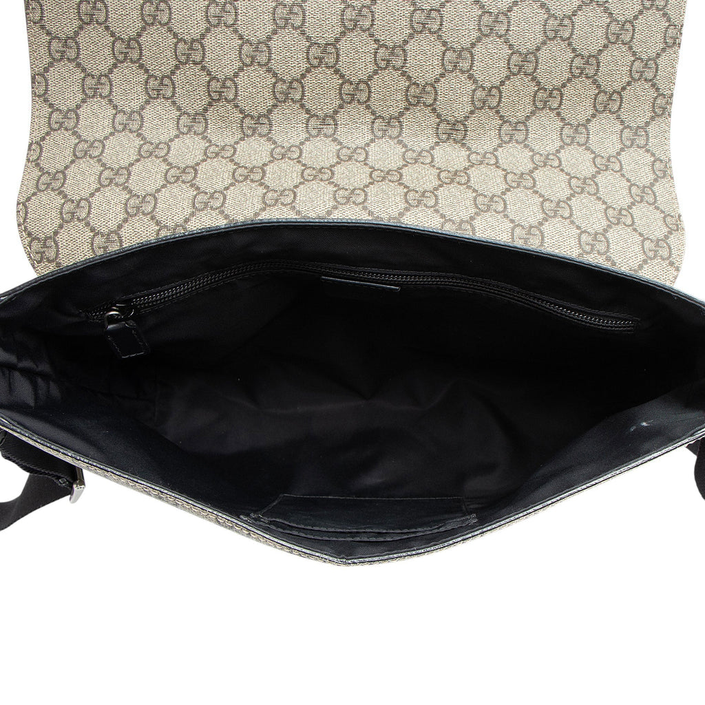 Gucci GG Supreme Web Flap Messenger