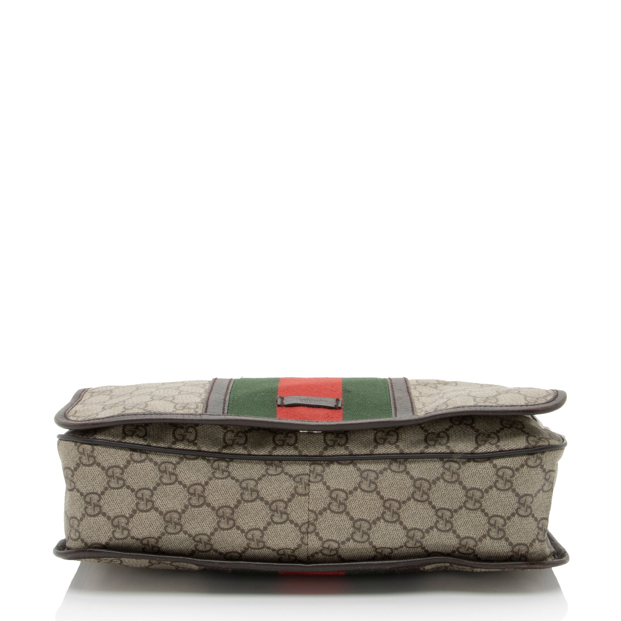 Gucci GG Supreme Web Medium Flap Messenger