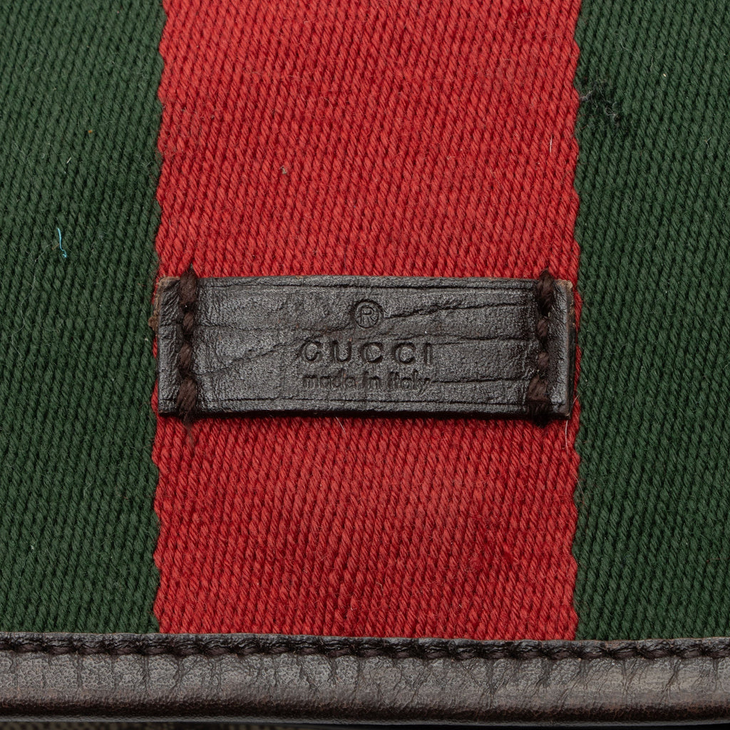 Gucci GG Supreme Web Medium Flap Messenger