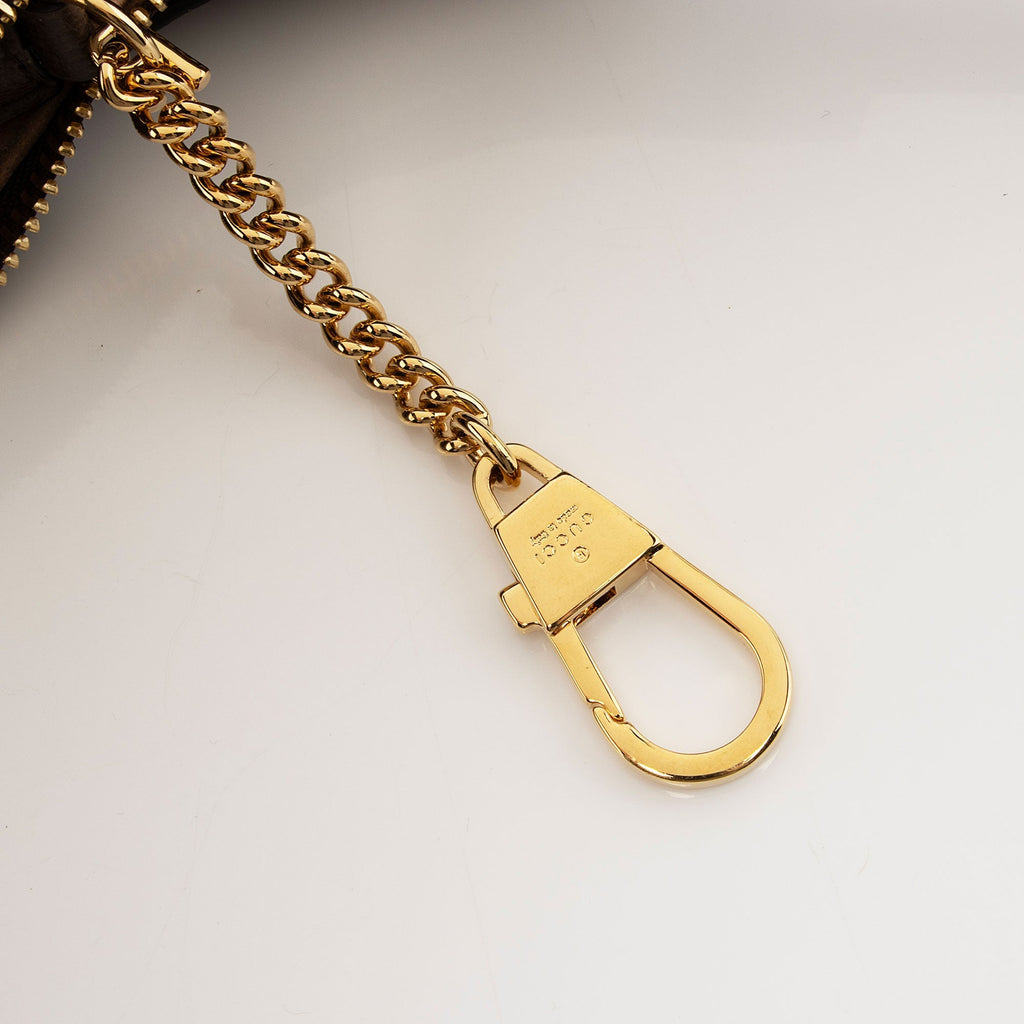 Gucci GG Supreme Web Ophidia Half Moon Mini Hobo (SHF-F30bq3)