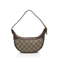 Gucci GG Supreme Web Ophidia Half Moon Mini Hobo (SHF-F30bq3)