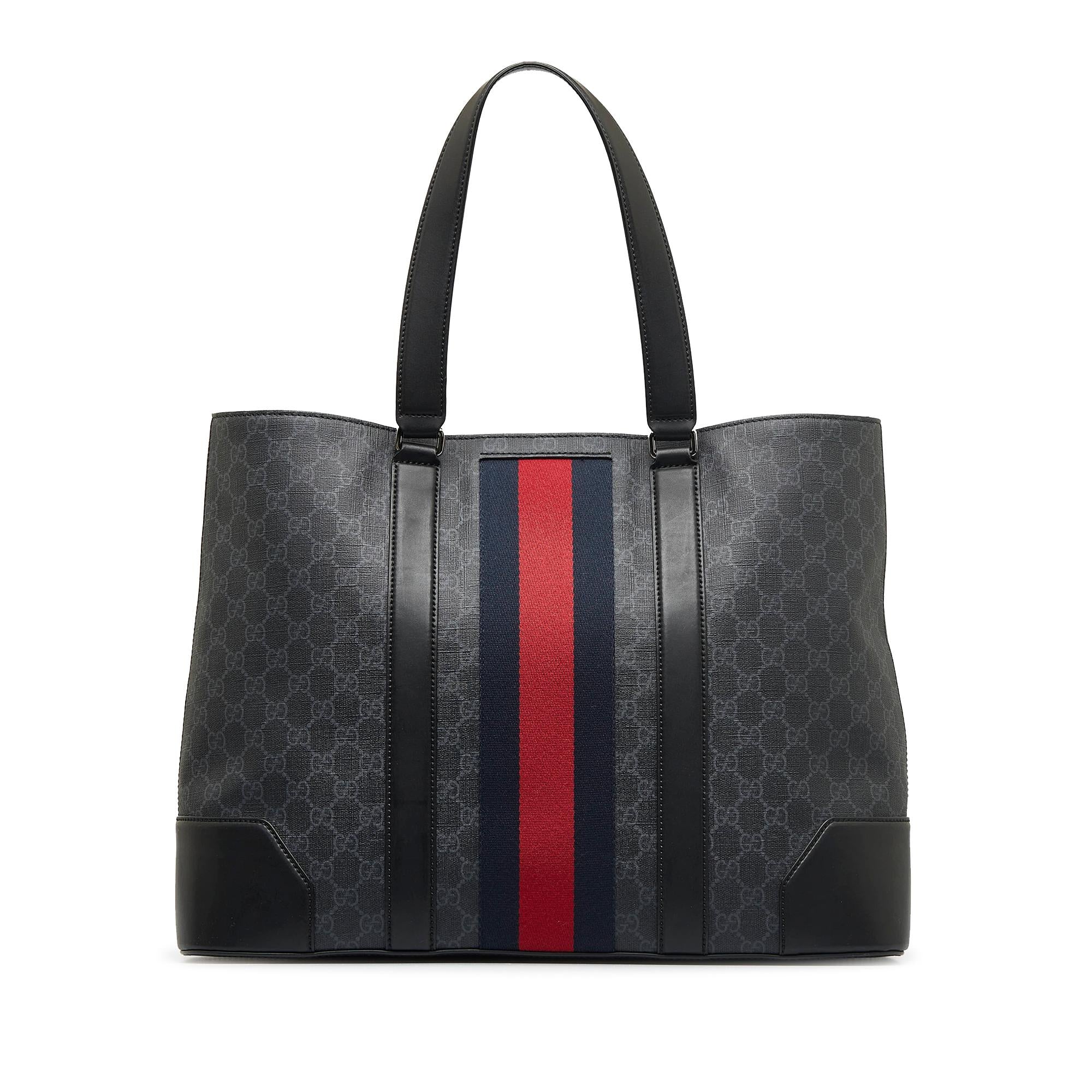 Gucci GG Supreme Web Open Tote (SHG-4XtANr)
