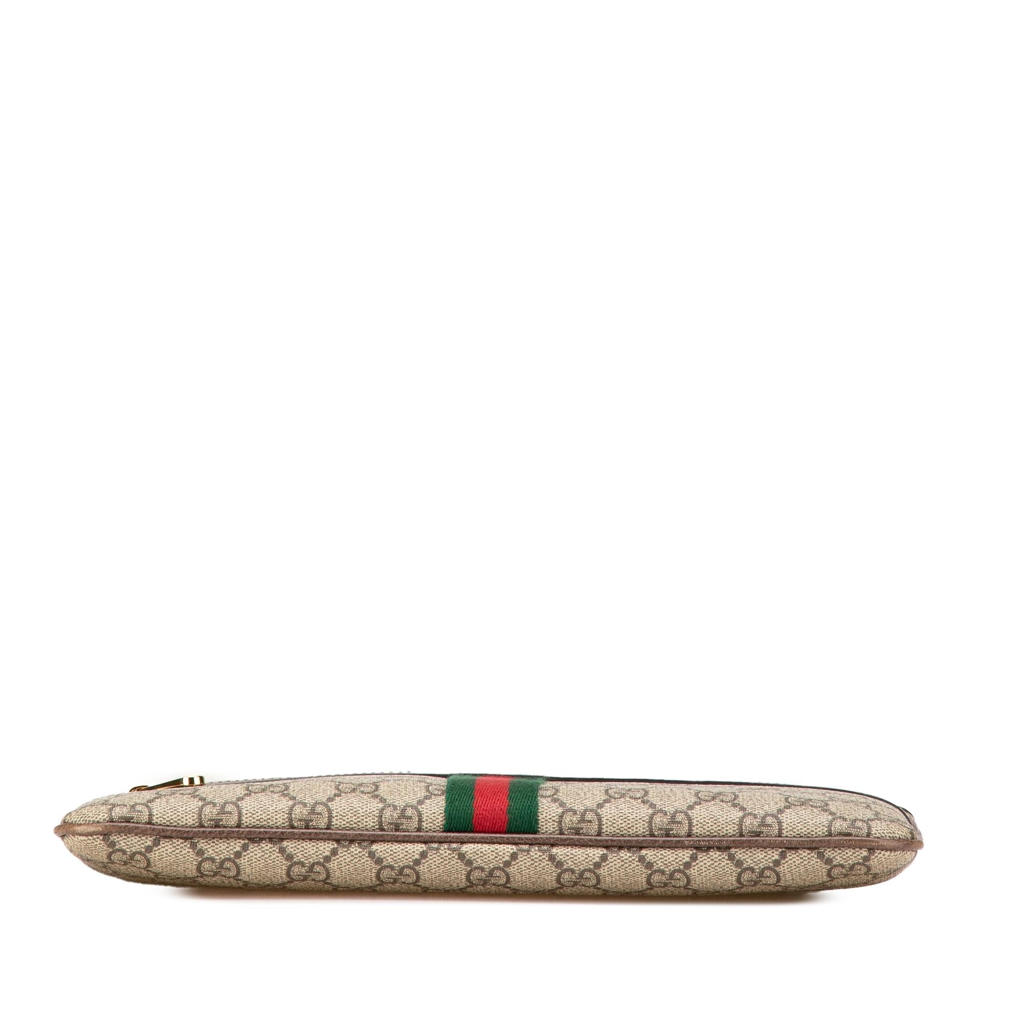 Gucci GG Supreme Web Ophidia Clutch