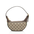 Gucci GG Supreme Web Ophidia Half Moon Mini Hobo