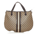 Gucci Gucci Supreme Web Satchel (SHG-27360)