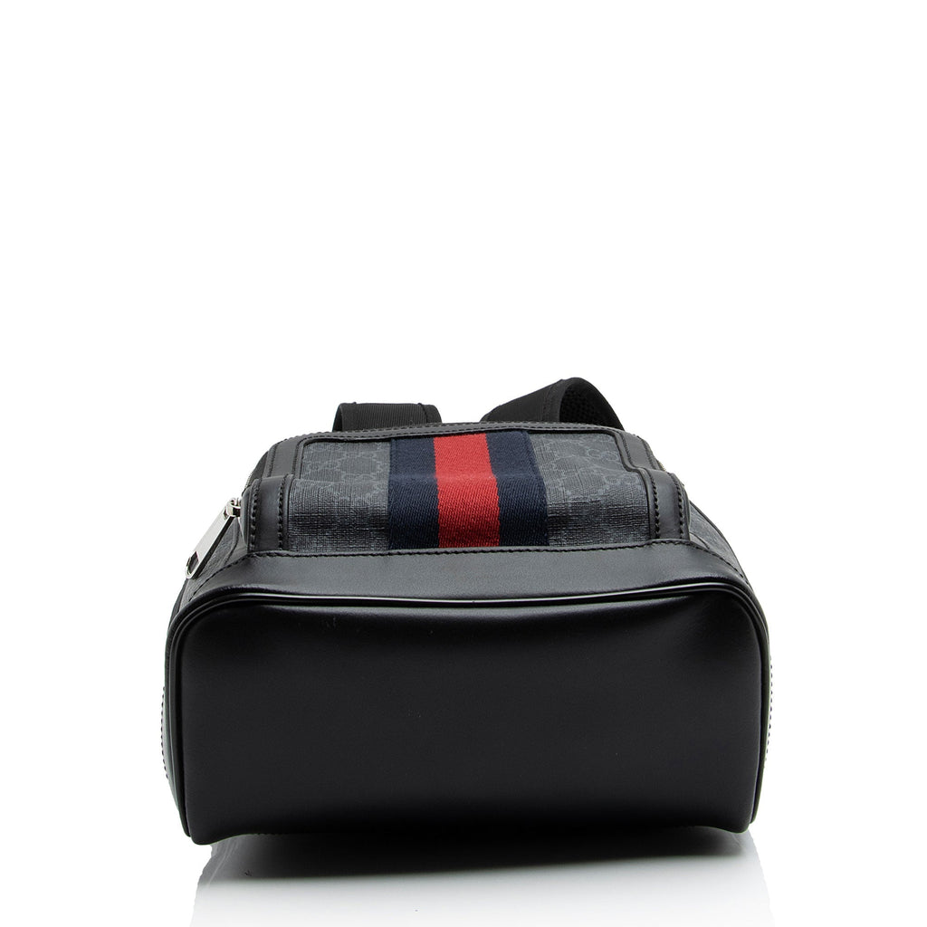 Gucci GG Supreme Web Small Day Backpack (SHF-iD13C9)