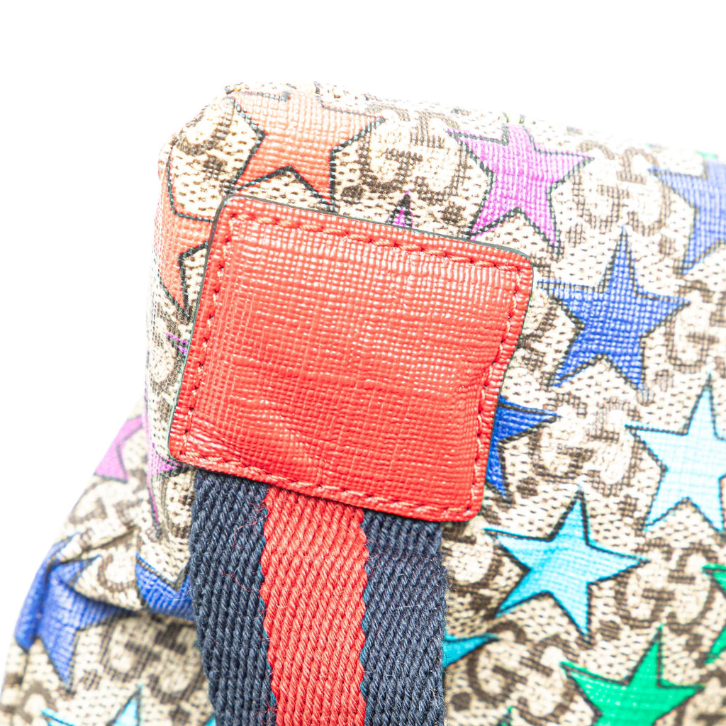 Gucci GG Supreme Web Star Print ChildrLB's Backpack