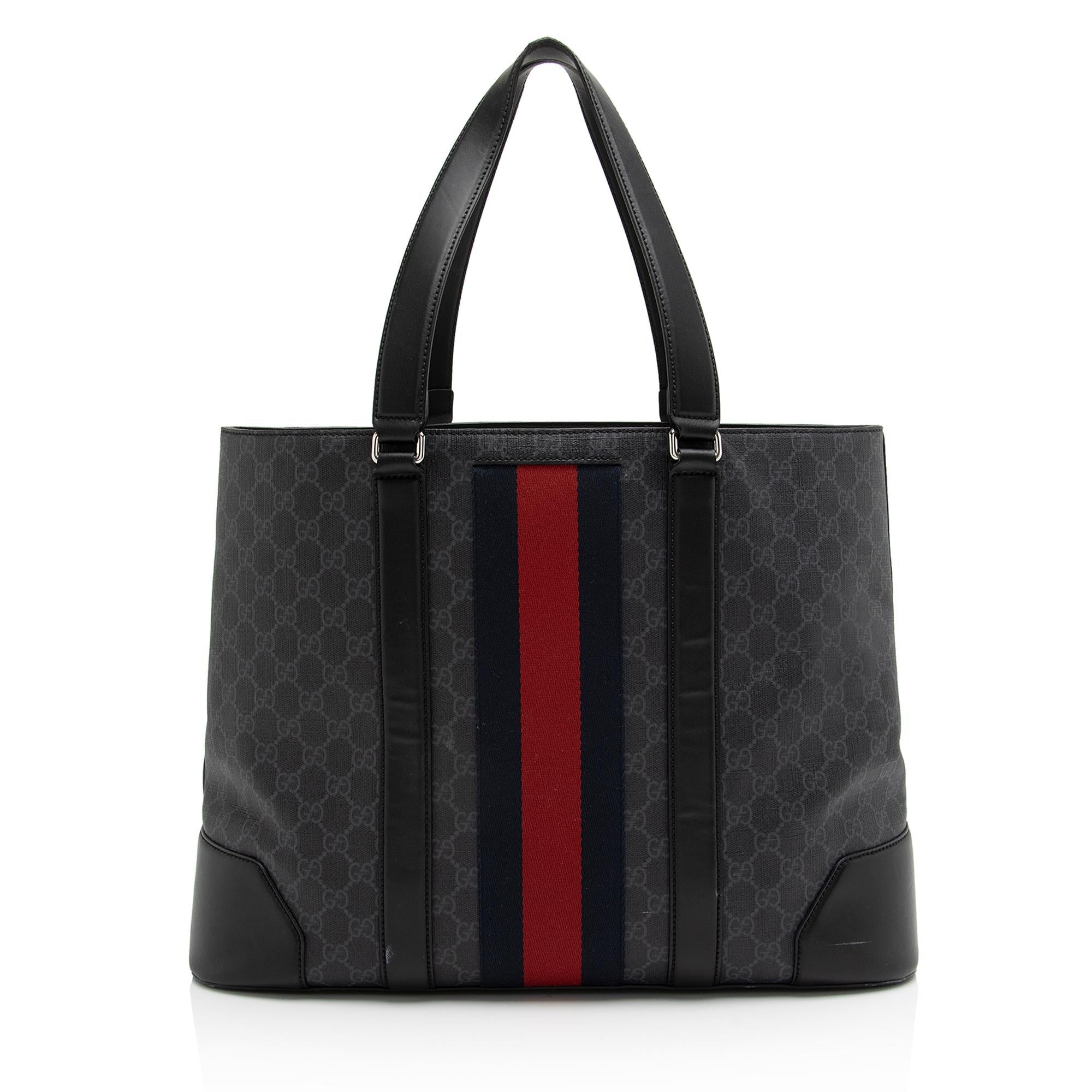 Gucci GG Supreme Web Tote (SHF-23022)
