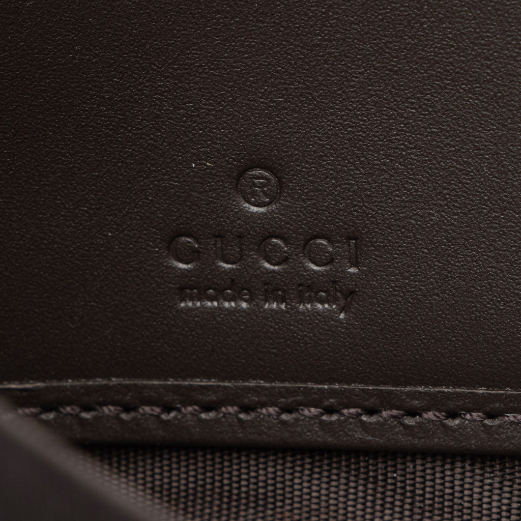 Gucci GG Supreme Web Zip Around Wallet