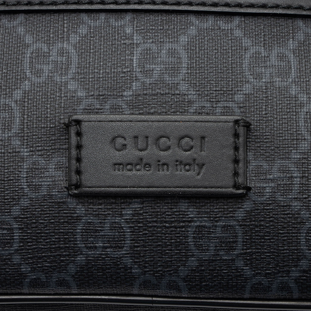 Gucci GG Supreme Web Zip Belt Bag