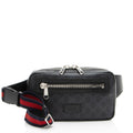Gucci GG Supreme Web Zip Belt Bag