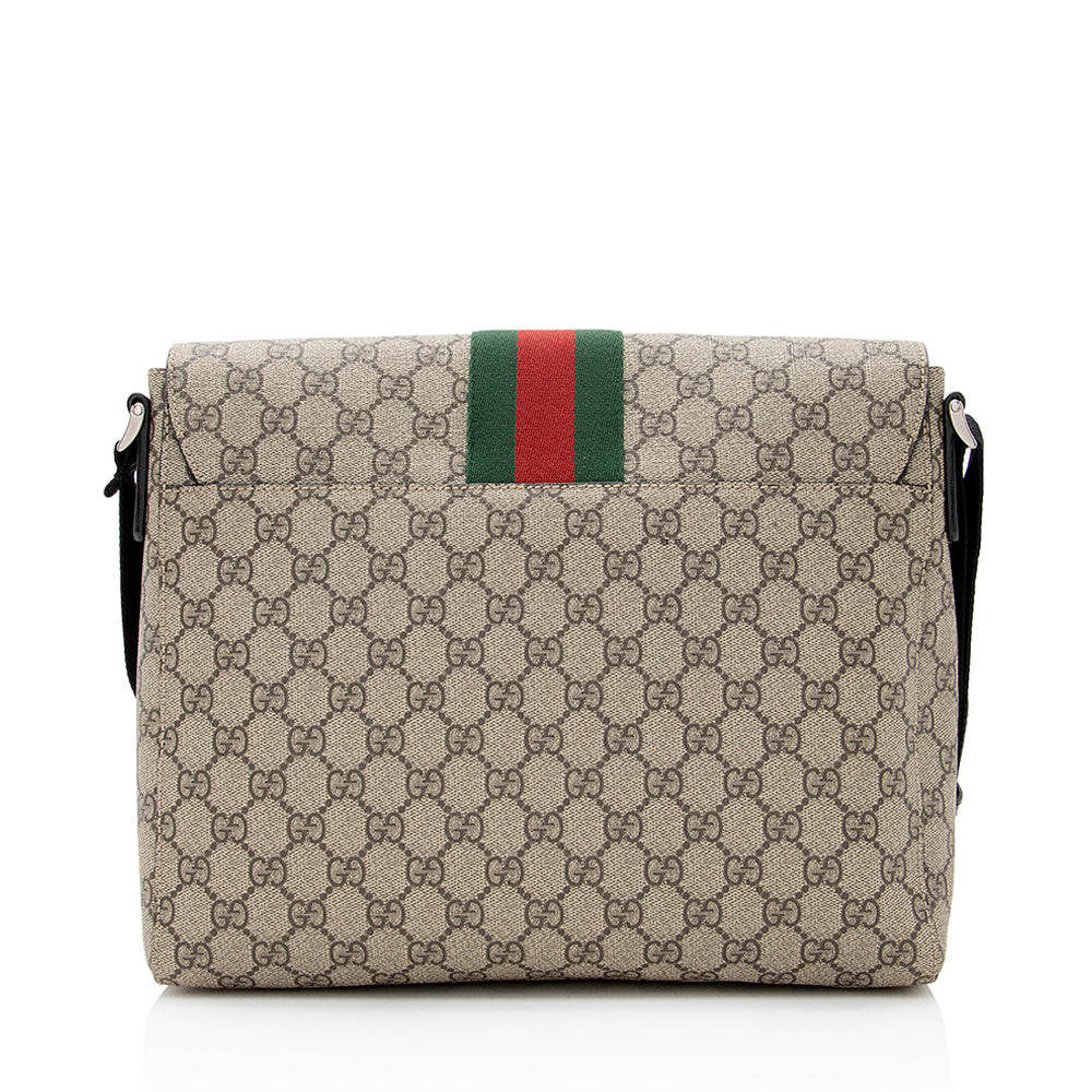 Gucci Gucci Supreme Web Messenger Bag (SHF-21187)