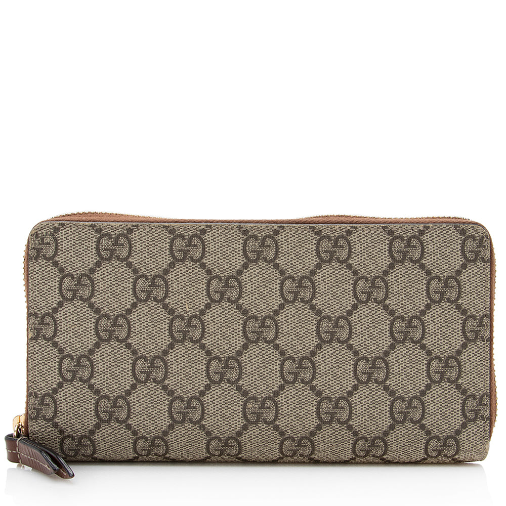 Gucci Gucci Supreme Zip Around Wallet (SHF-20939)