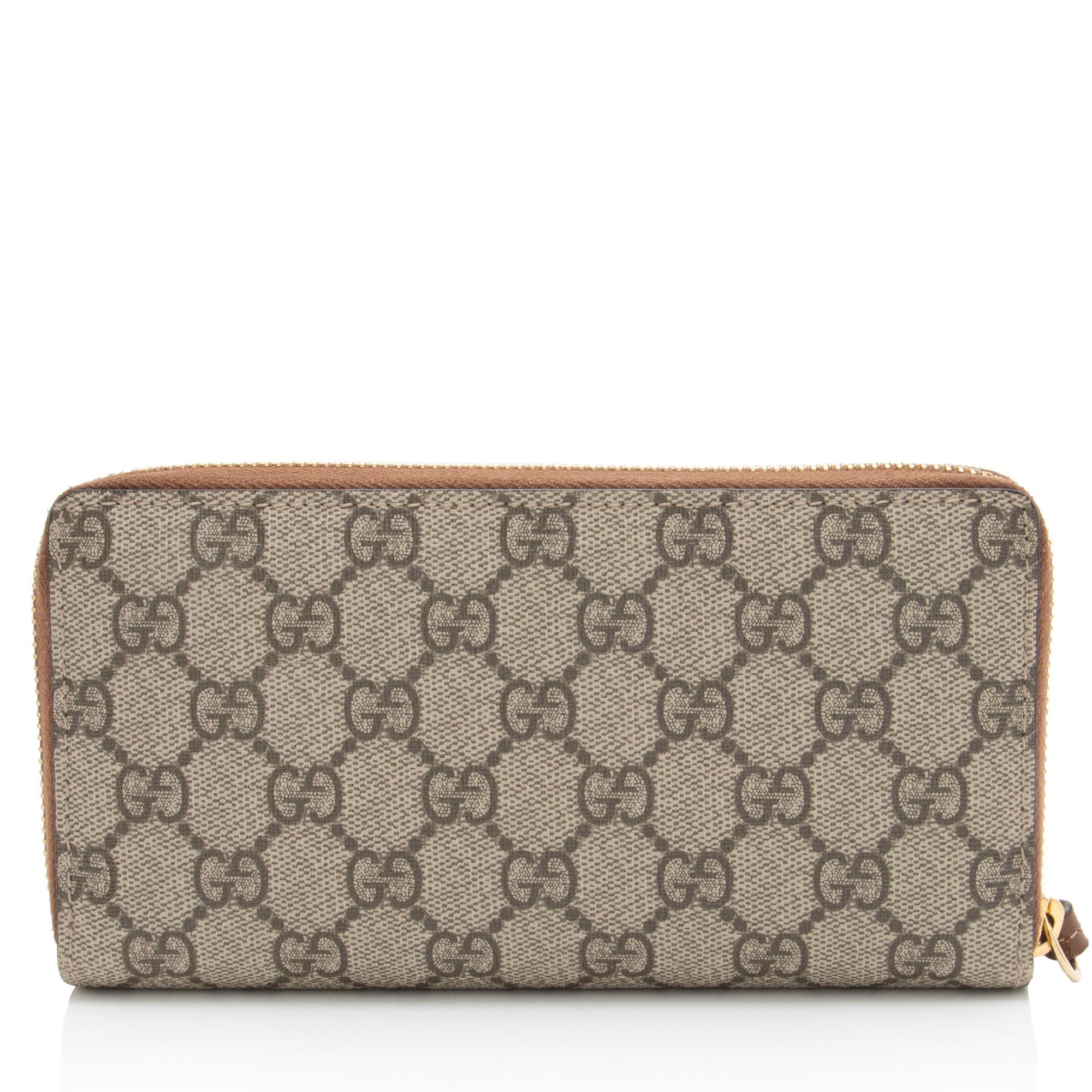 Gucci GG Supreme Zip Around Wallet