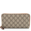 Gucci GG Supreme Zip Around Wallet