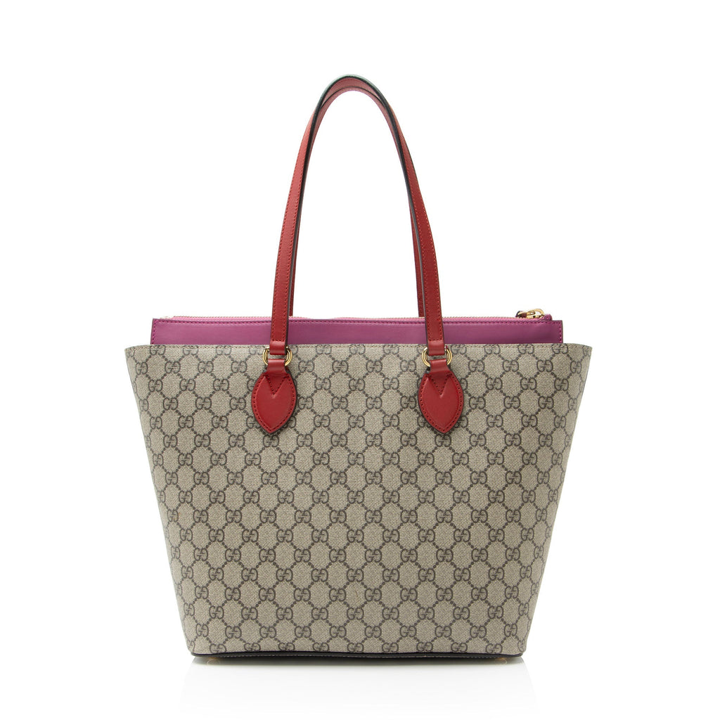 Gucci GG Supreme Zip Tote