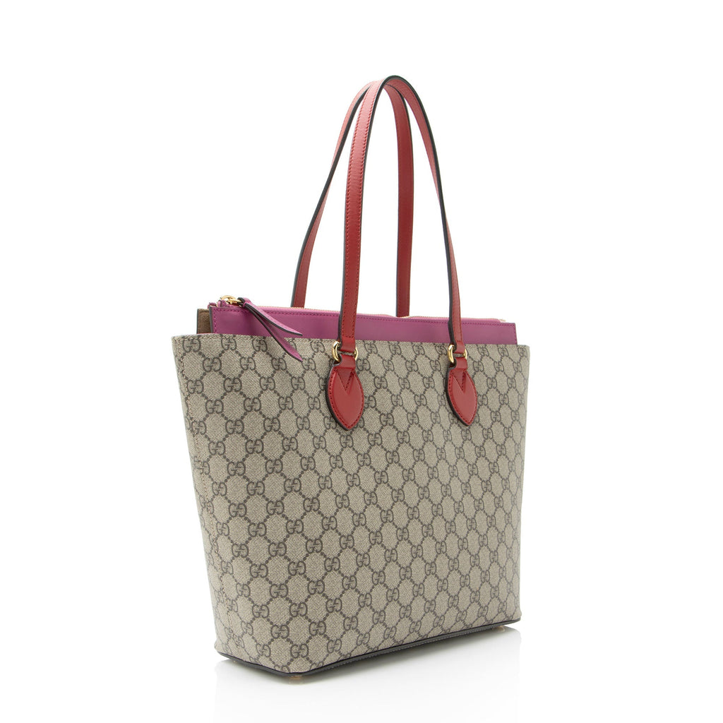 Gucci GG Supreme Zip Tote