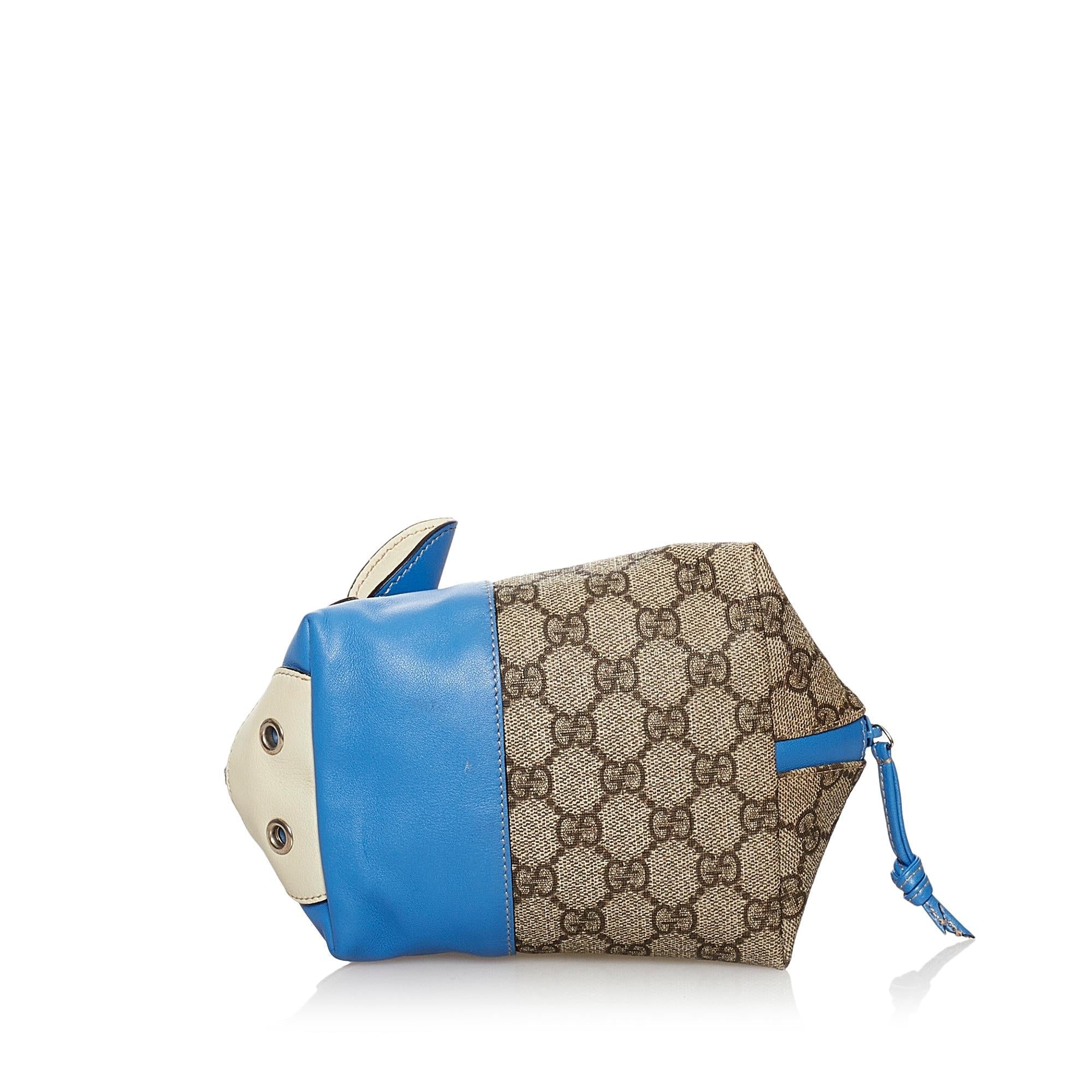 Gucci Gucci Supreme Zoo Handbag (SHG-30884)