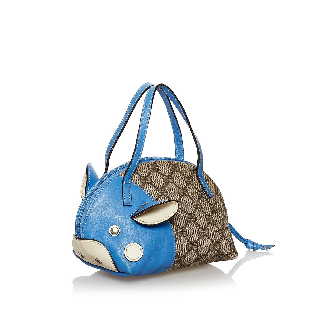 Gucci Gucci Supreme Zoo Handbag (SHG-30884)