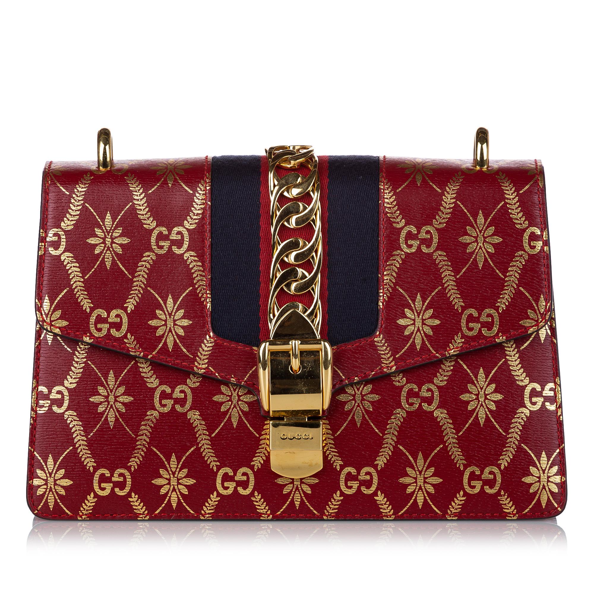 Gucci Gucci Sylvie Leather Crossbody Bag (SHG-30454)
