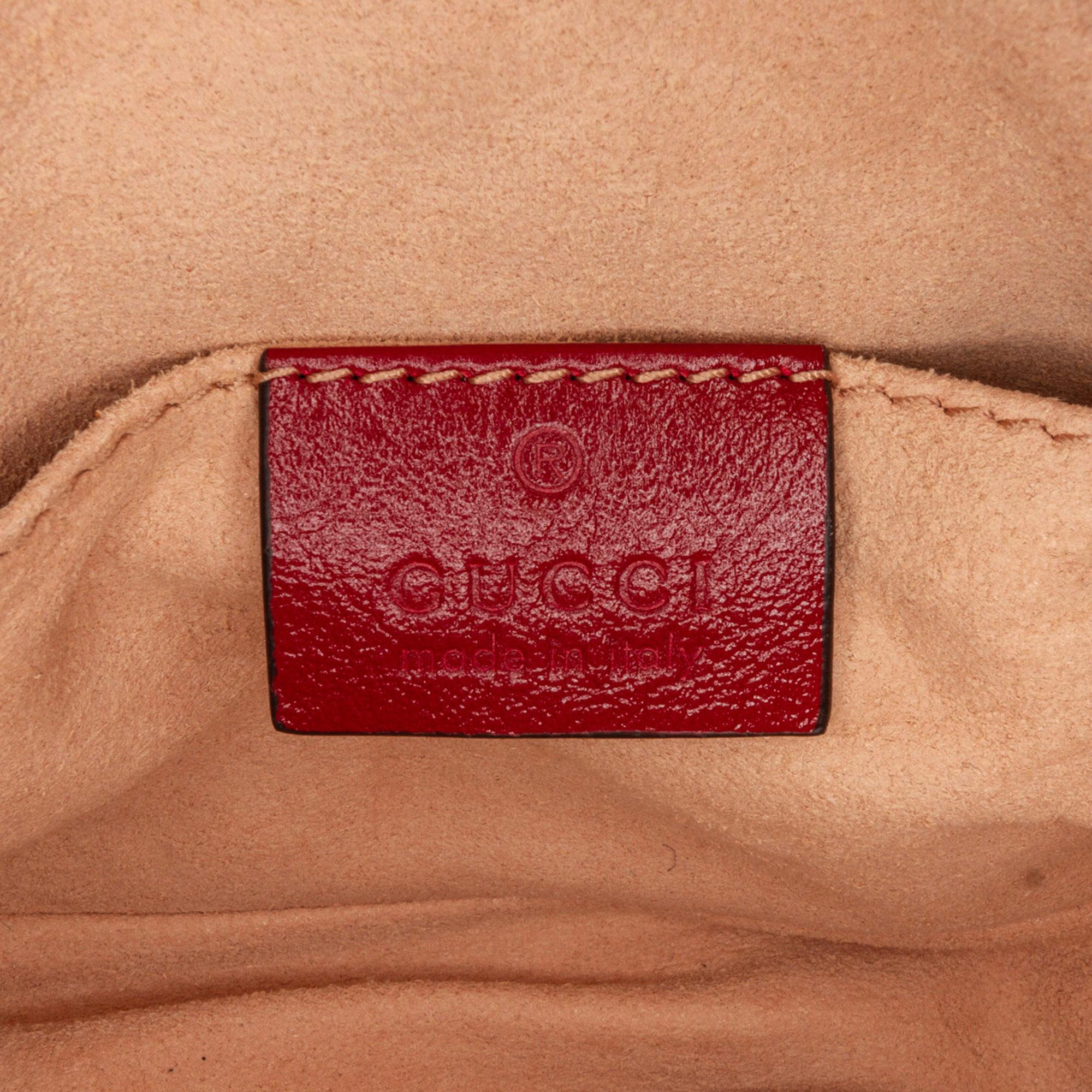 Gucci GG Torchon Marmont Matelasse Belt Bag (SHG-eW1Rqd)