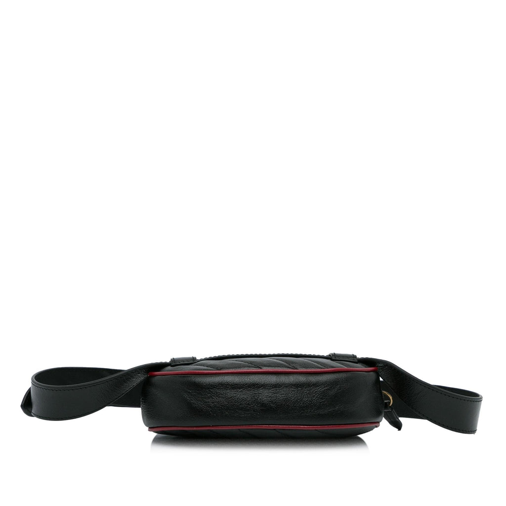 Gucci GG Torchon Marmont Matelasse Belt Bag (SHG-eW1Rqd)