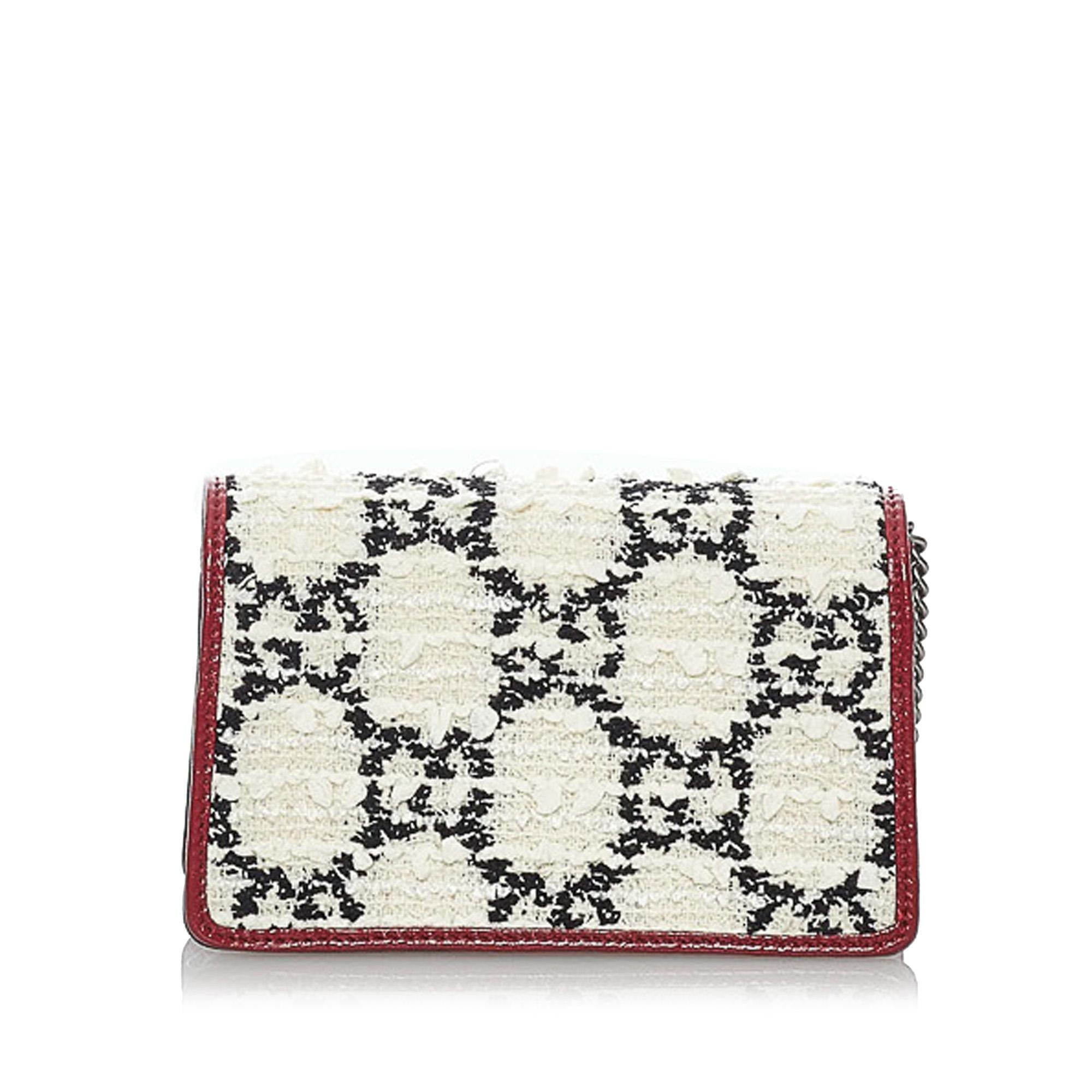Gucci Gucci Tweed Dionysus Shoulder Bag (SHG-30010)