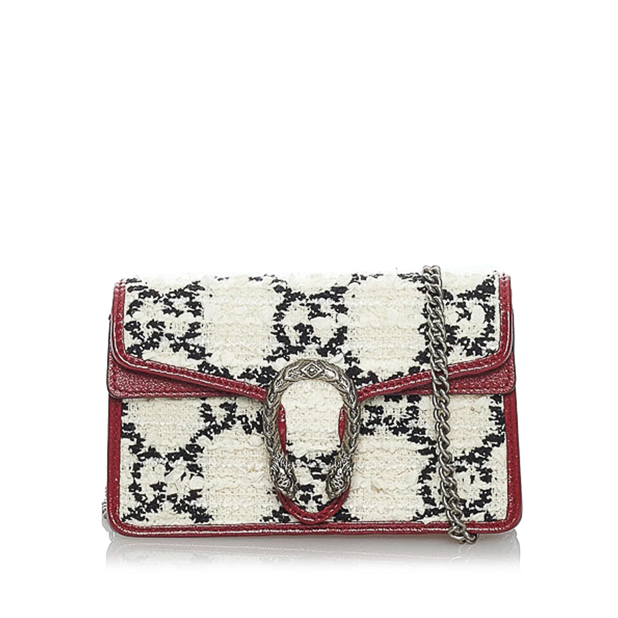 Gucci Gucci Tweed Dionysus Shoulder Bag (SHG-30010)