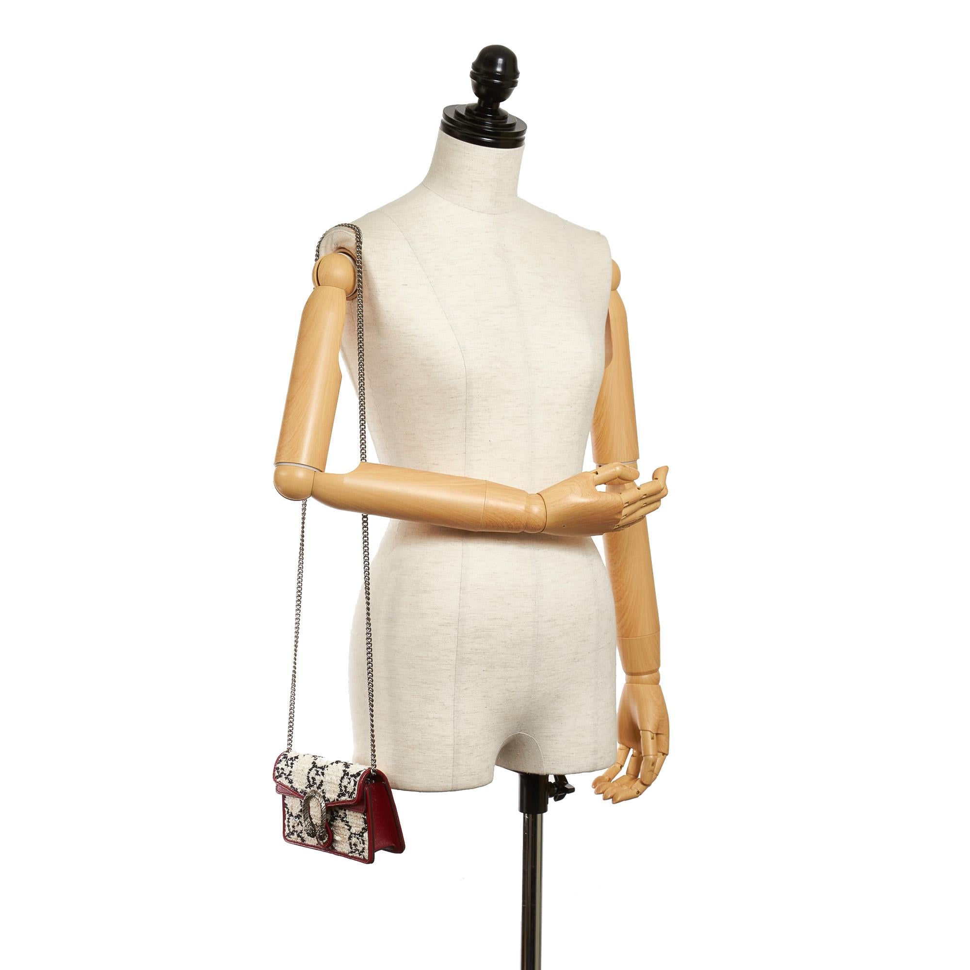 Gucci Gucci Tweed Dionysus Shoulder Bag (SHG-30010)