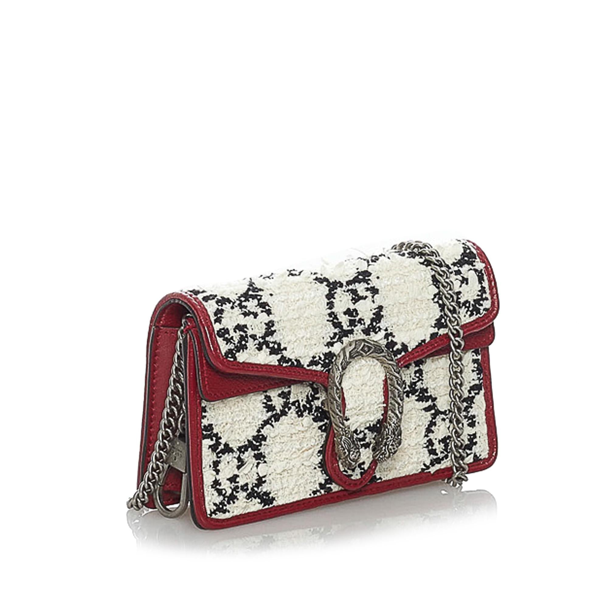 Gucci Gucci Tweed Dionysus Shoulder Bag (SHG-30010)