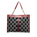 Gucci GG Tweed Rajah Web Tote (SHG-skW4za)