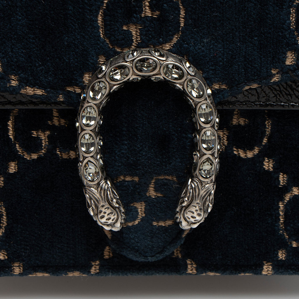 Gucci GG Velvet Dionysus Super Mini Bag (SHF-zrKSbu)