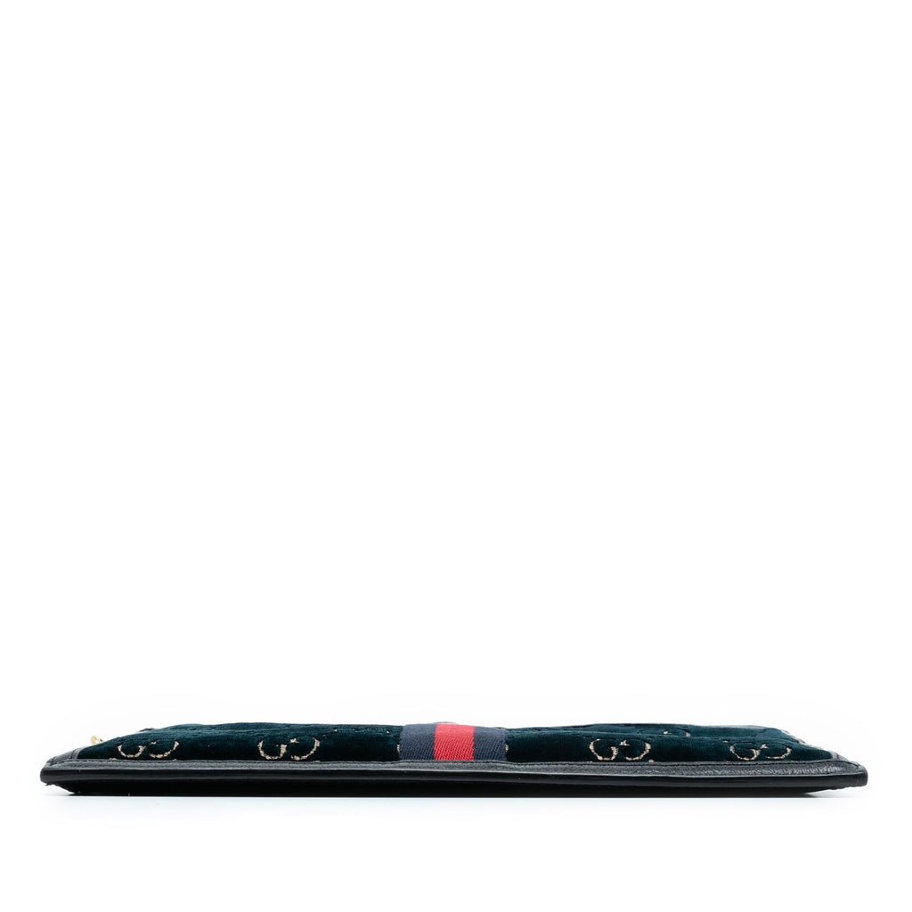 Gucci GG Velvet Ophidia Clutch