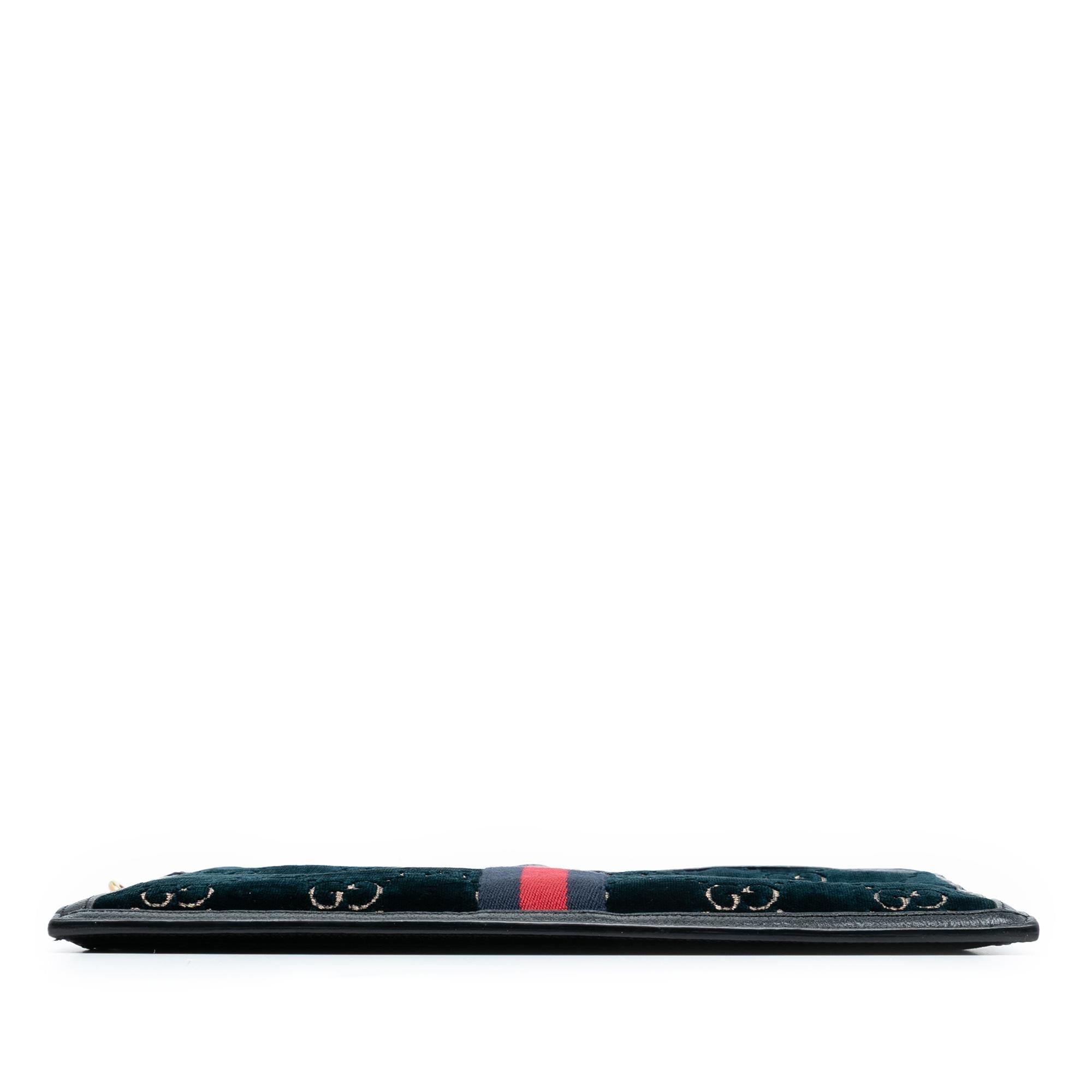 Gucci GG Velvet Ophidia Clutch