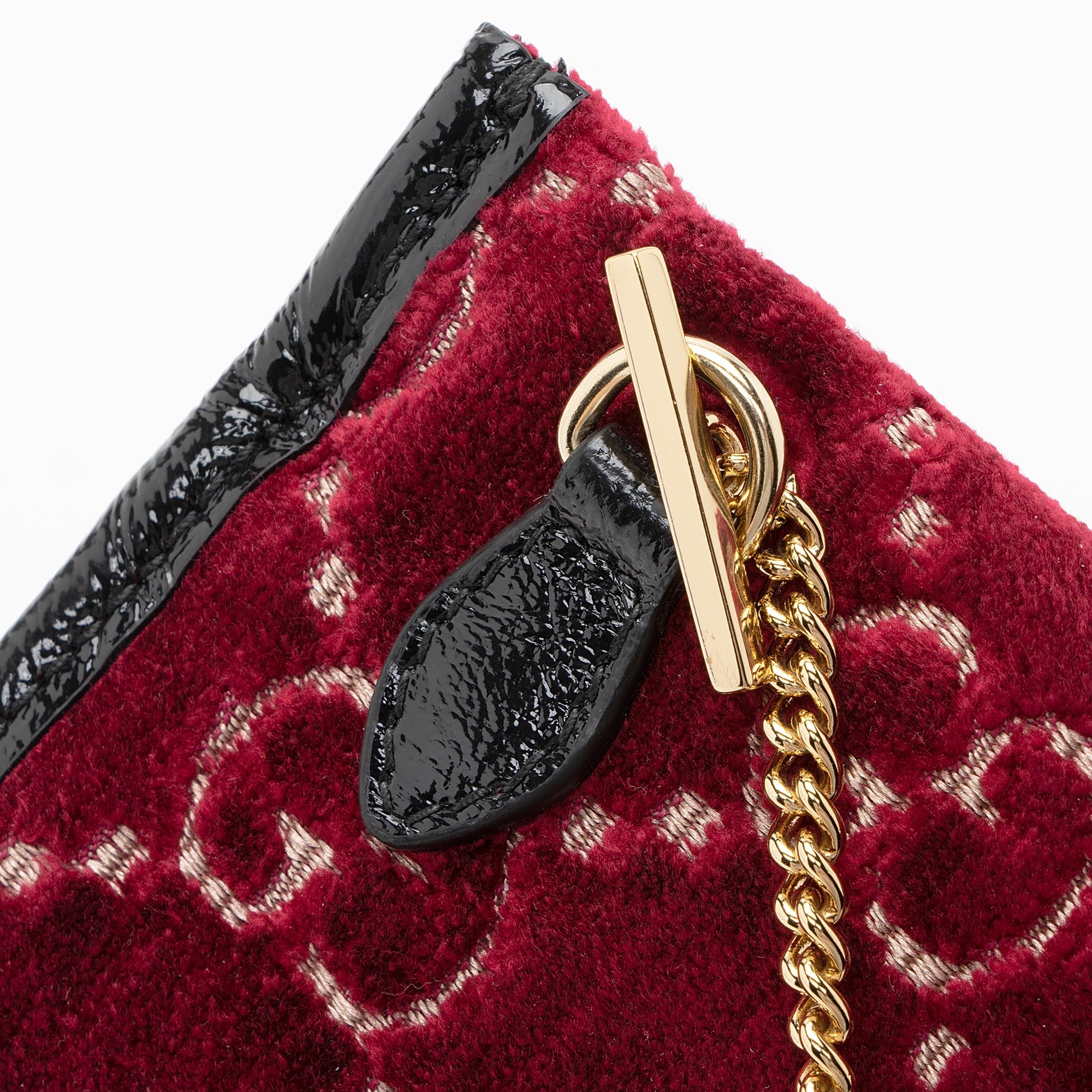 Gucci GG Velvet Pochette (SHF-22647)