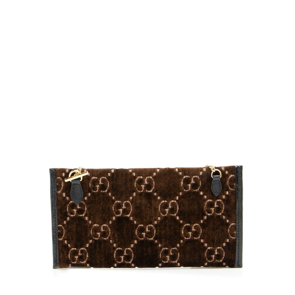 Gucci GG Velvet Pochette (SHF-pdlqxM)