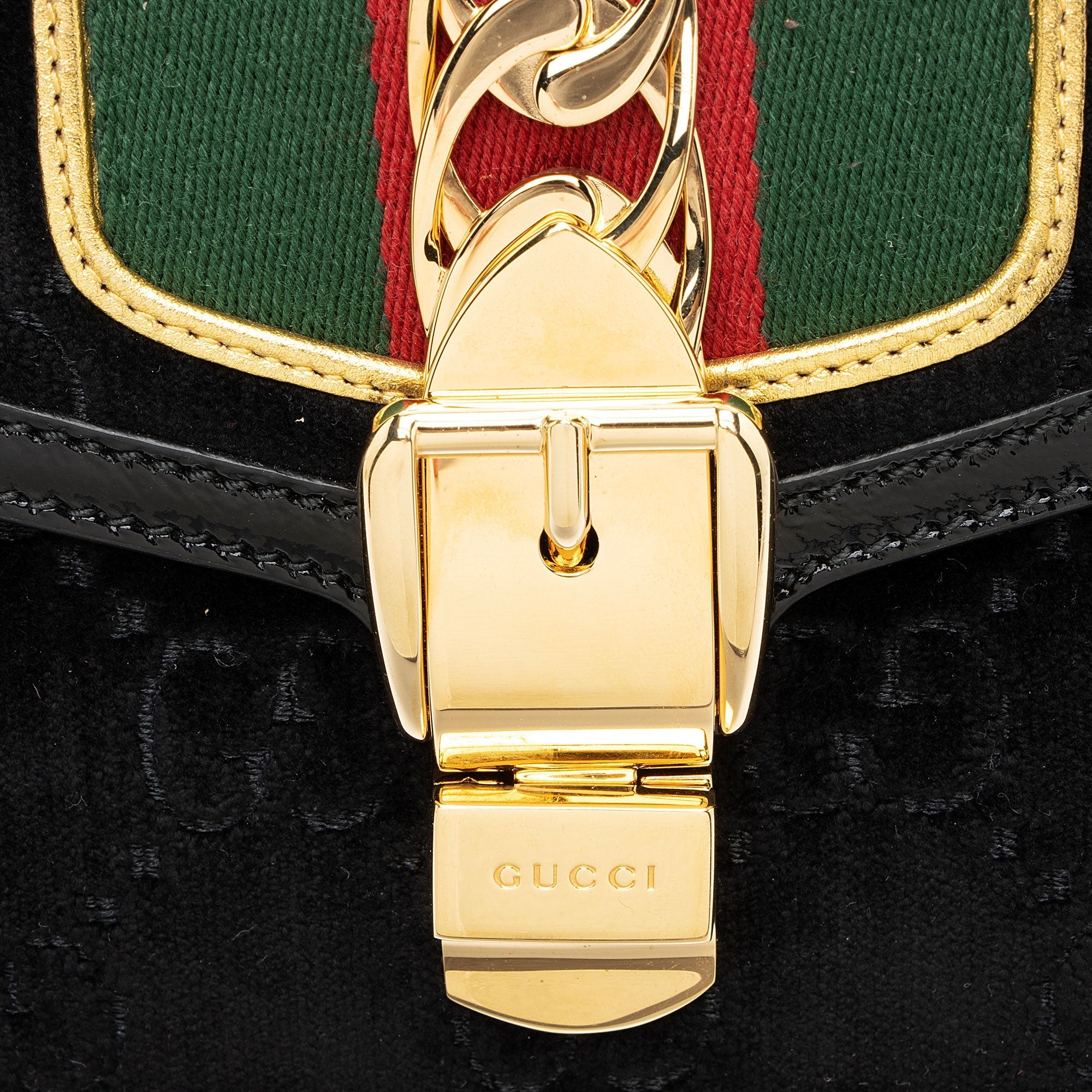 Gucci GG Velvet Sylvie Small Shoulder Bag