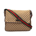 Gucci Gucci Web Canvas Crossbody Bag (SHG-28159)
