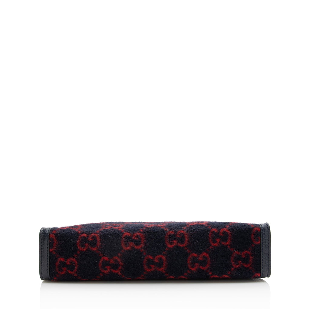 Gucci GG Wool Zip Pouch (SHF-22717)