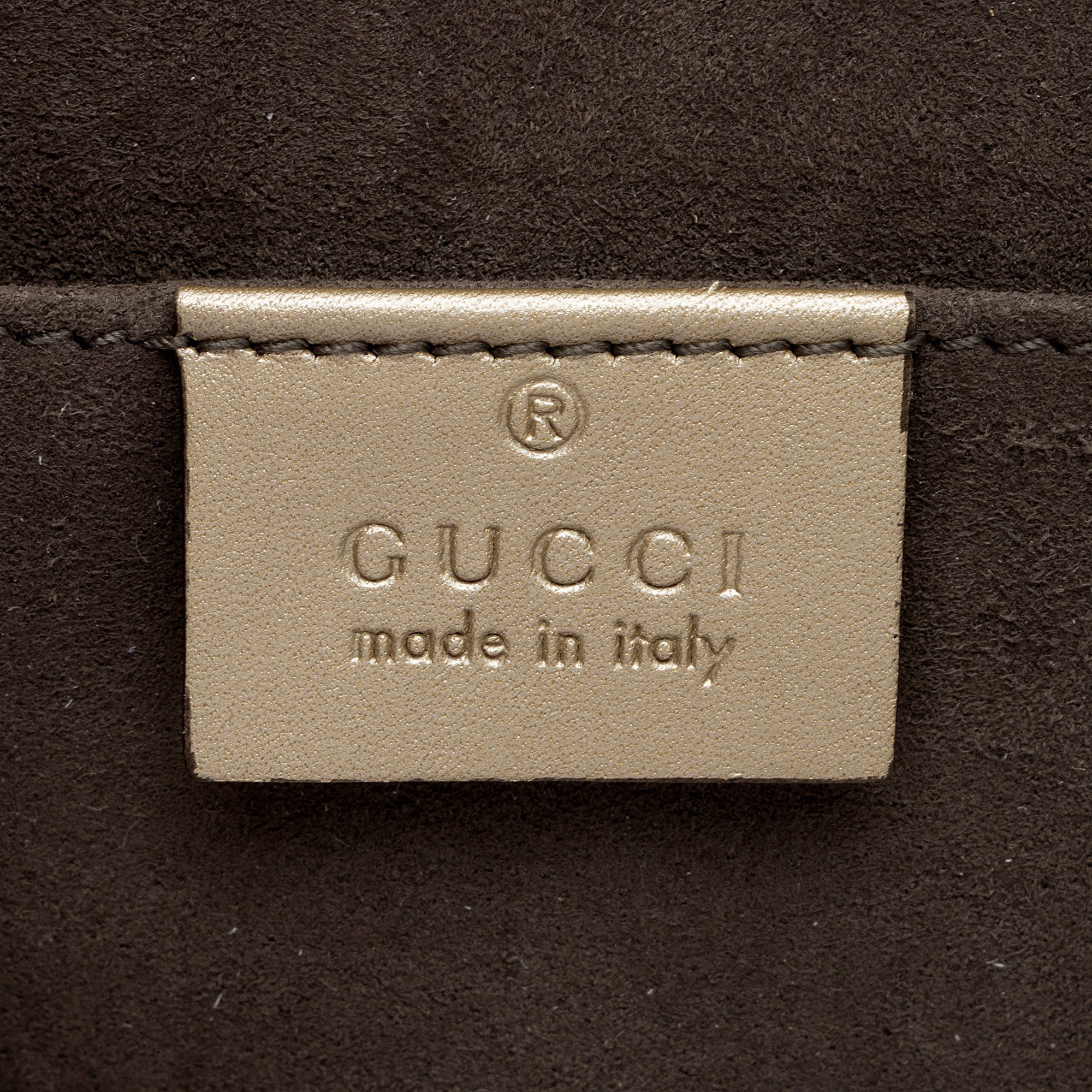 Gucci Galassia Leather Padlock Small Shoulder Bag (SHF-Tu7mRP)