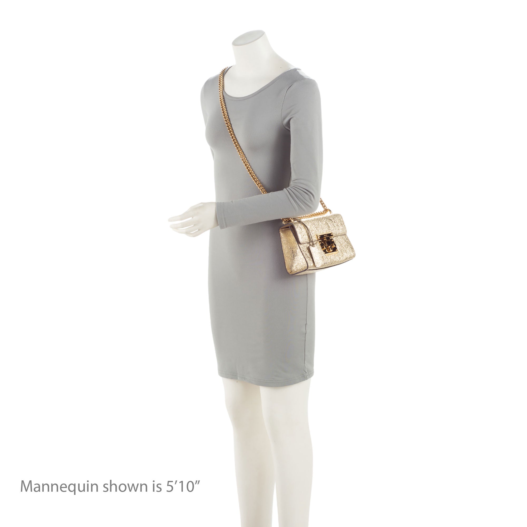 Gucci Galassia Leather Padlock Small Shoulder Bag (SHF-Tu7mRP)
