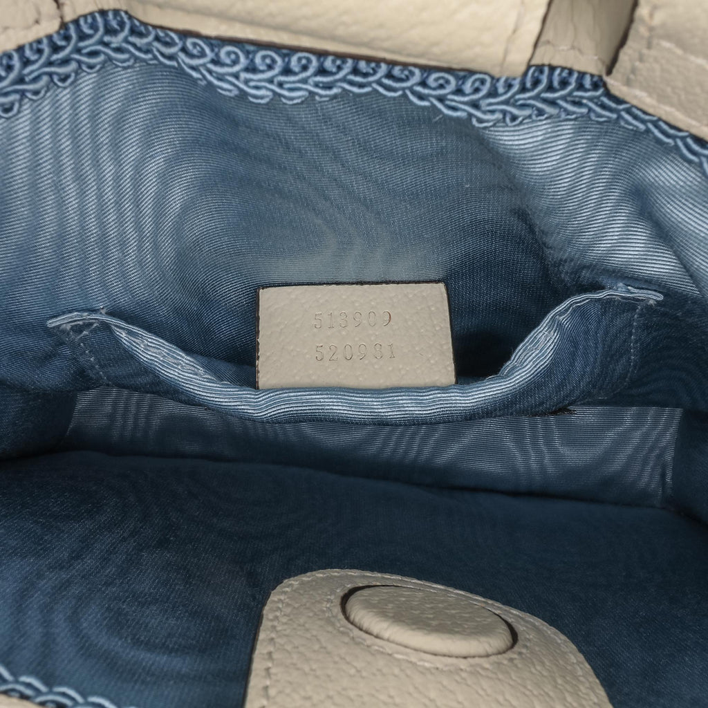 Gucci GardLB Calfskin Mushrooms Vertical Shopping Tote