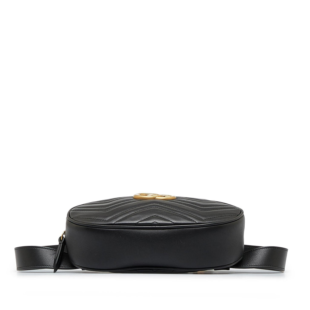 Gucci Gg Marmont Matelasse Belt Bag (SHG-FpHiDN)