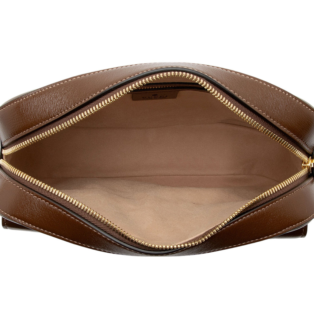 Gucci Glazed Calfskin Horsebit 1955 Small Shoulder Bag (SHF-TAIGrQ)
