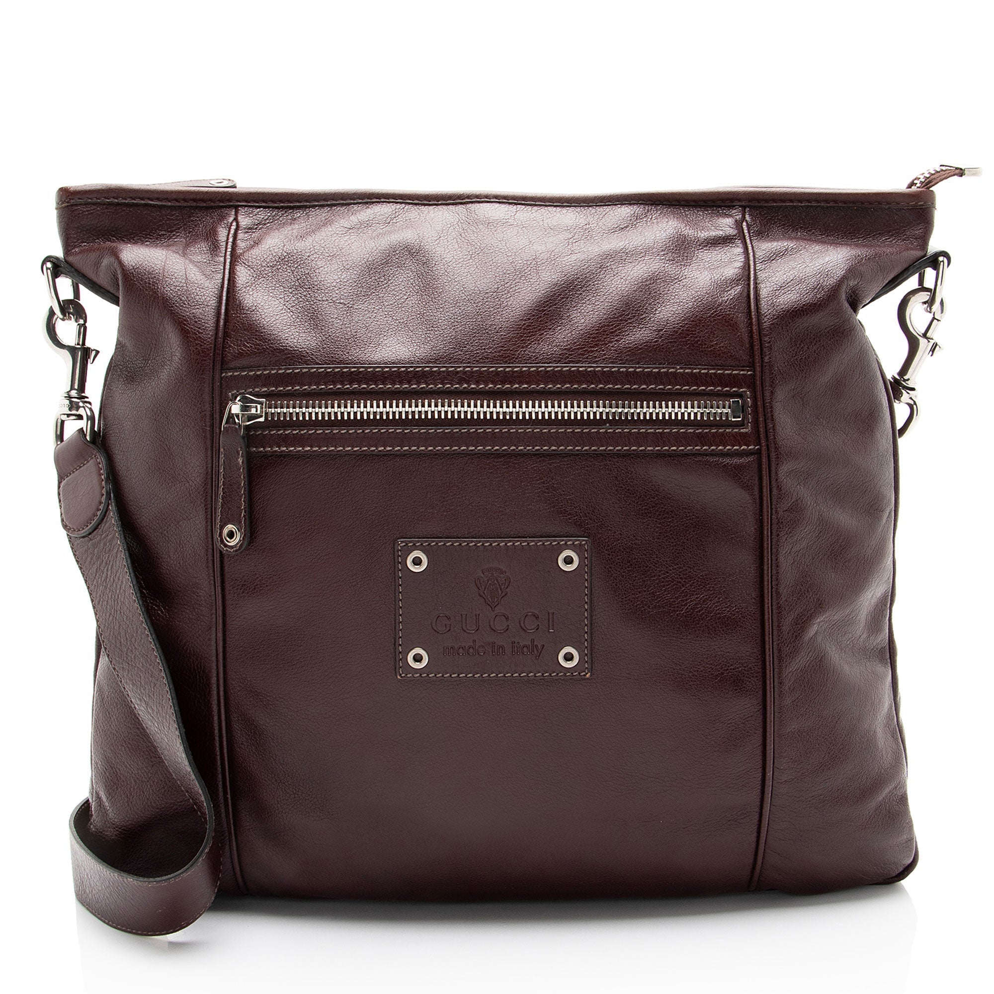 Gucci Glazed Leather Beacon MessLBger