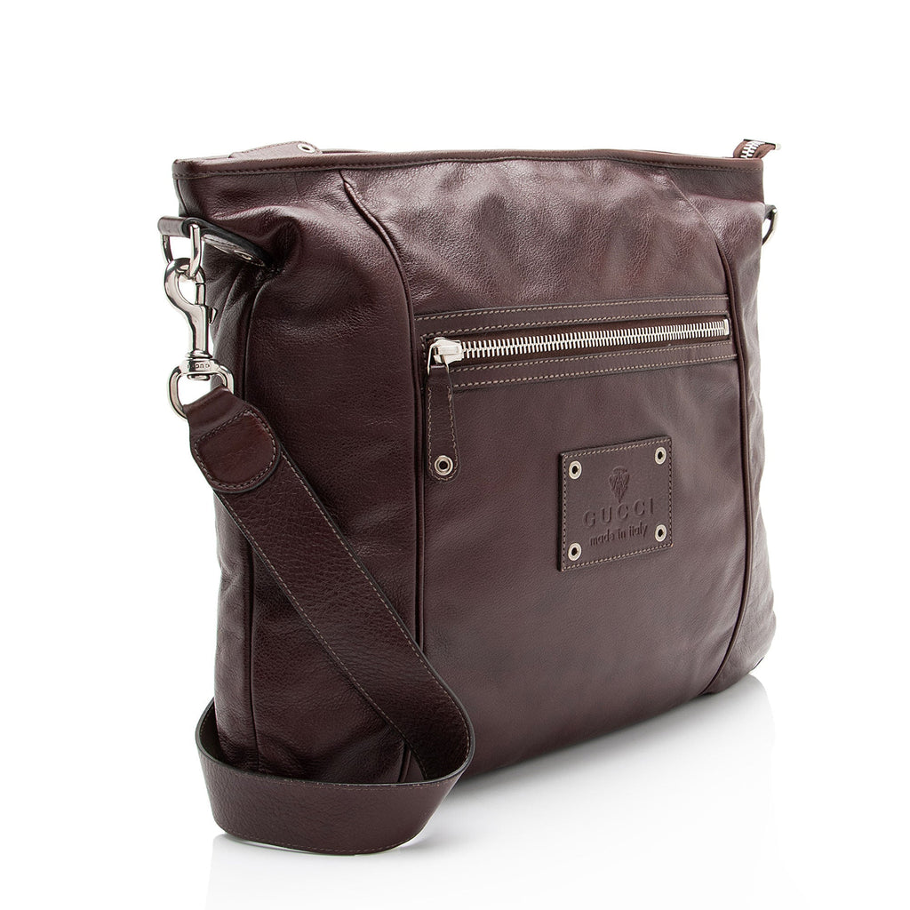 Gucci Glazed Leather Beacon MessLBger