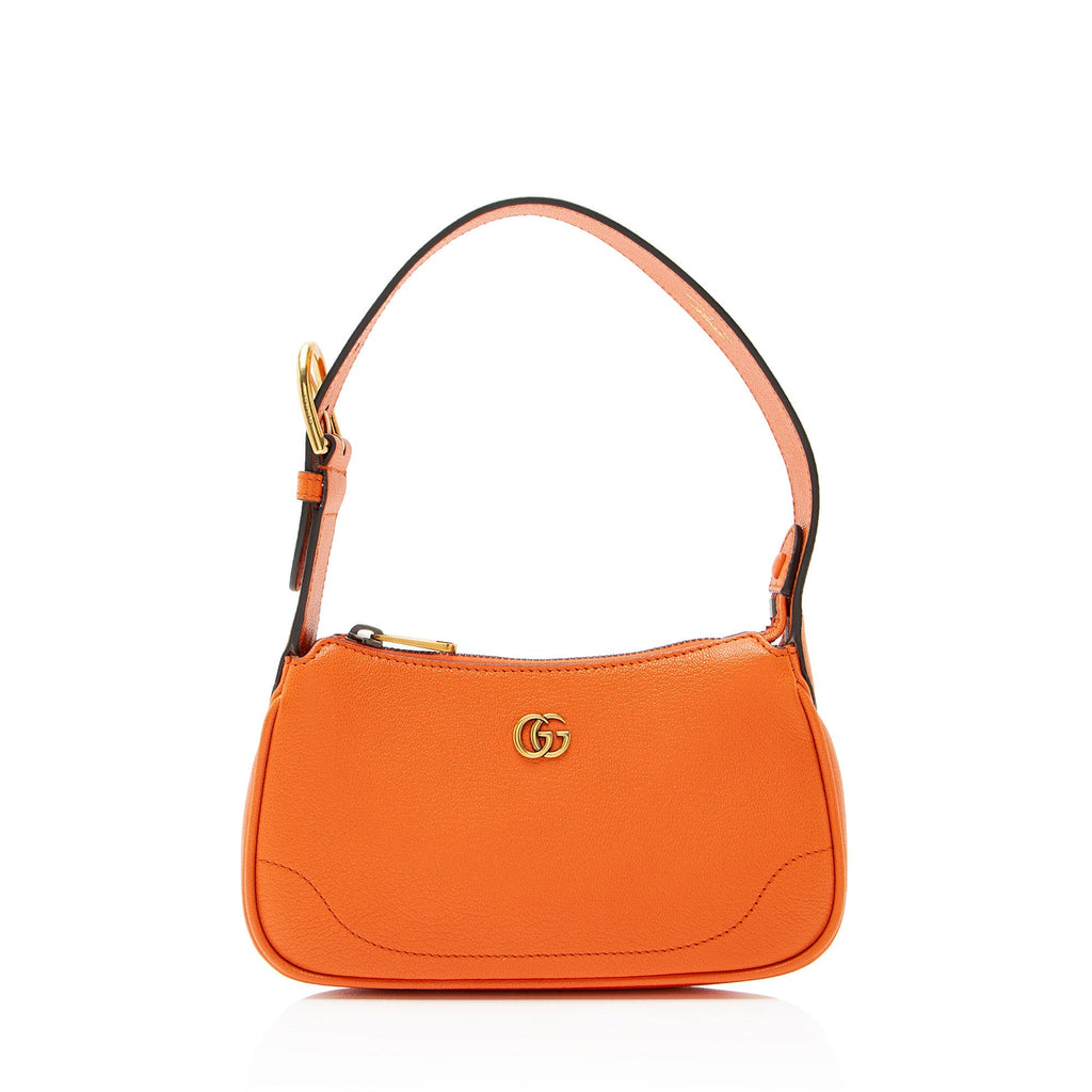 Gucci Goatskin Aphrodite Mini Shoulder Bag