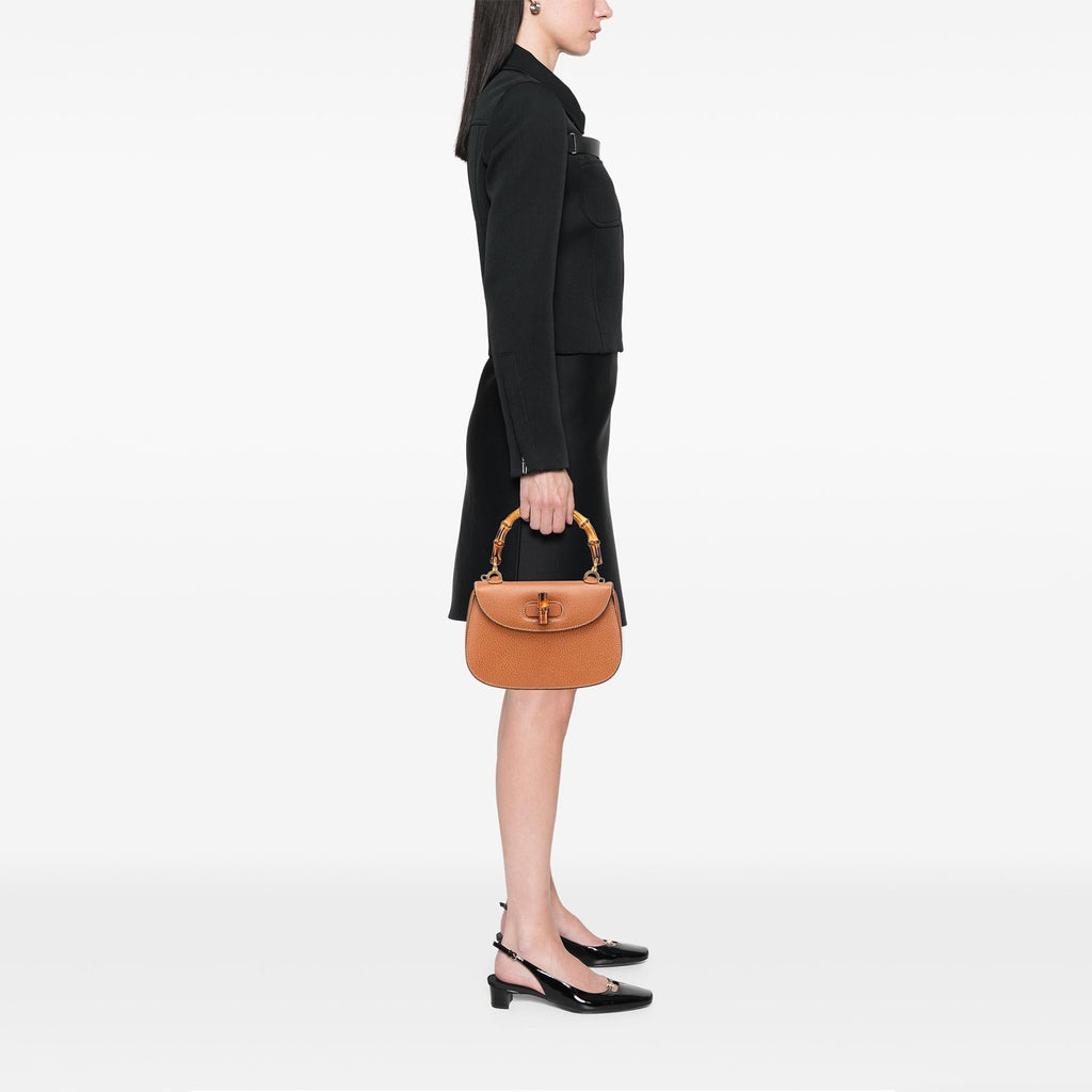 Gucci Grained Calfskin Bamboo Night