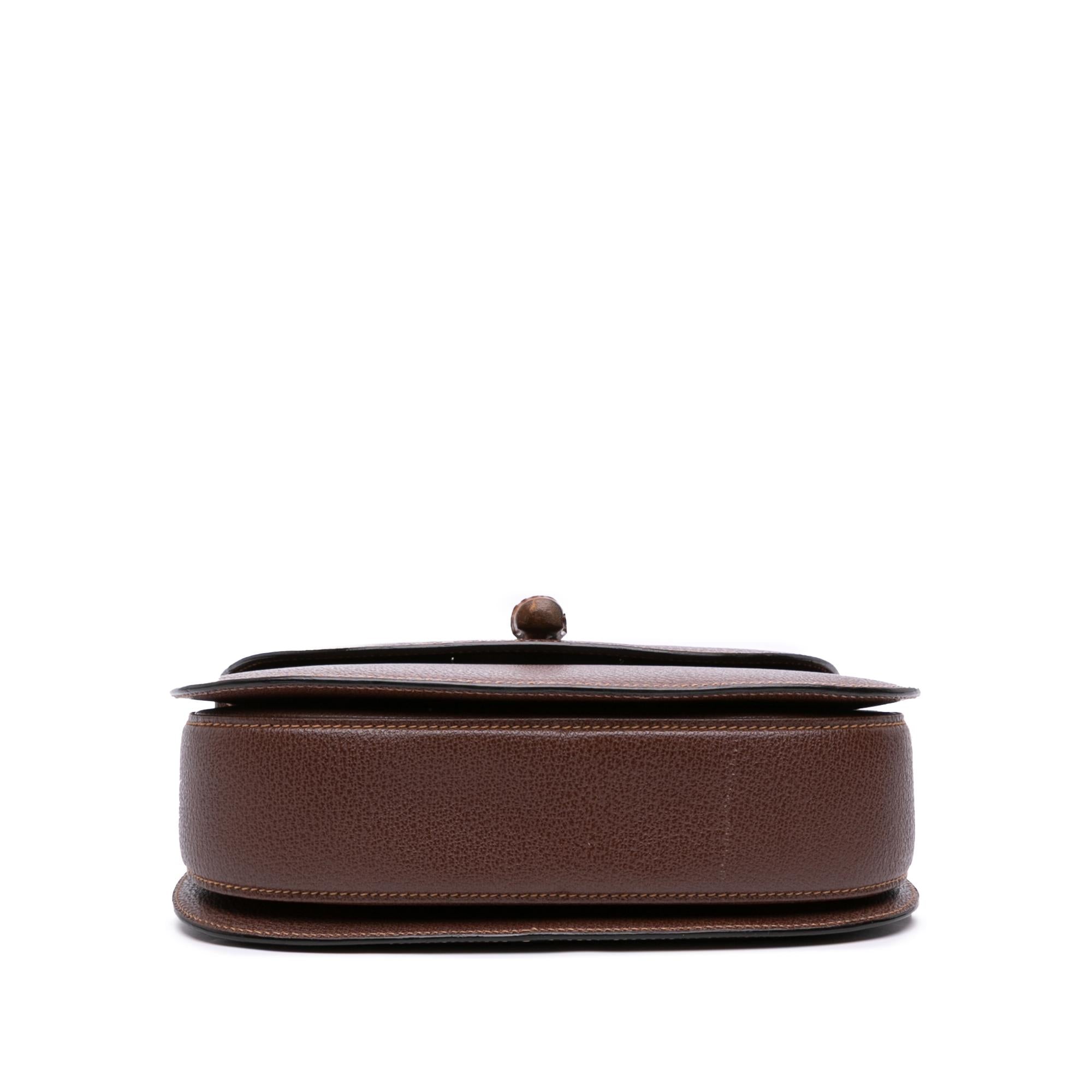 Gucci Grained Calfskin Bamboo Night
