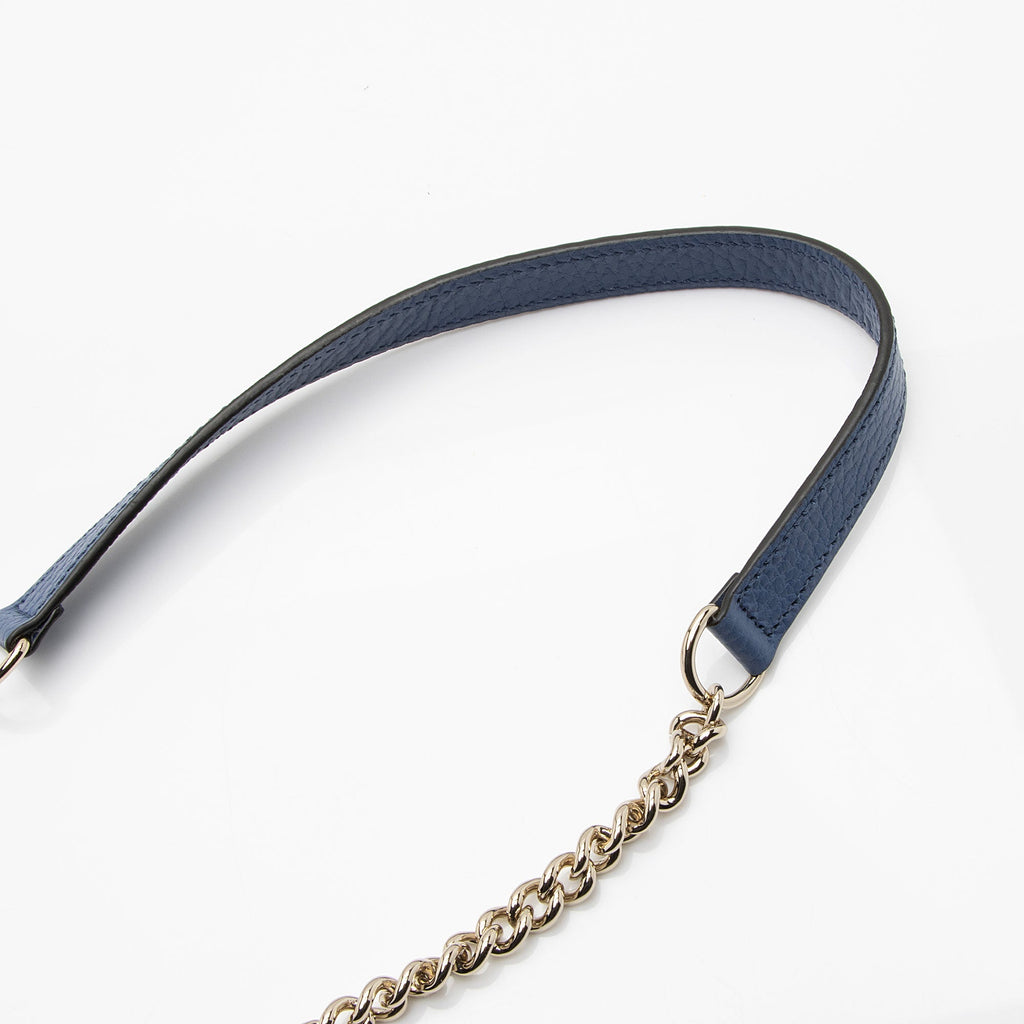 Gucci Grained Calfskin Interlocking G Chain Wallet (SHF-kaCeFG)